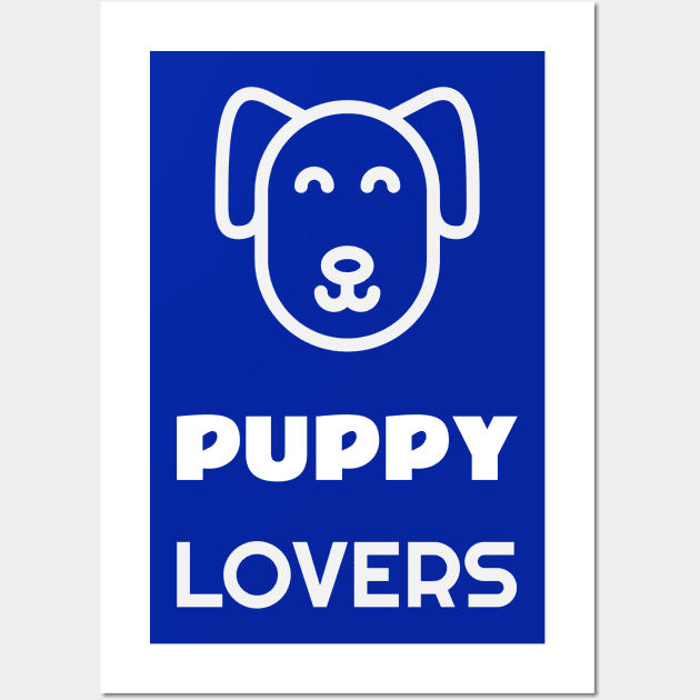 Puppy Lovers Wall Art by Ivreiy